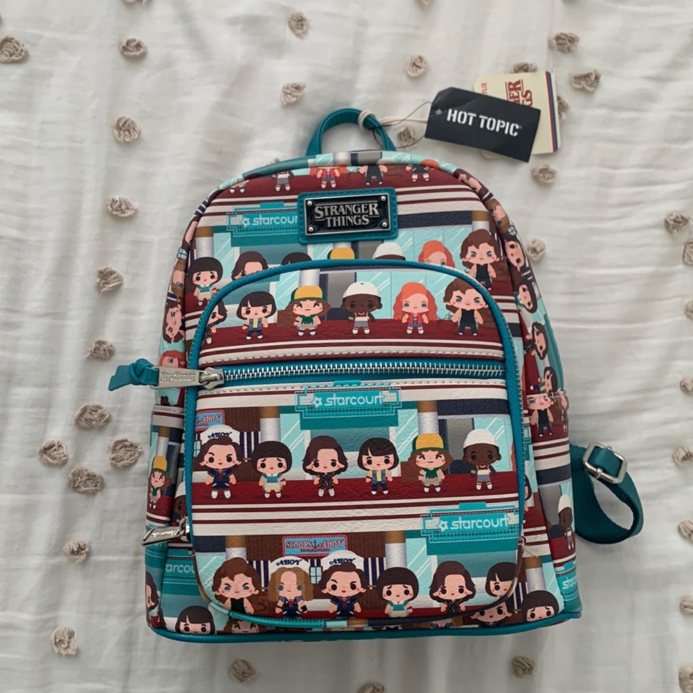 Brand new never used stranger things starcourt loungefly